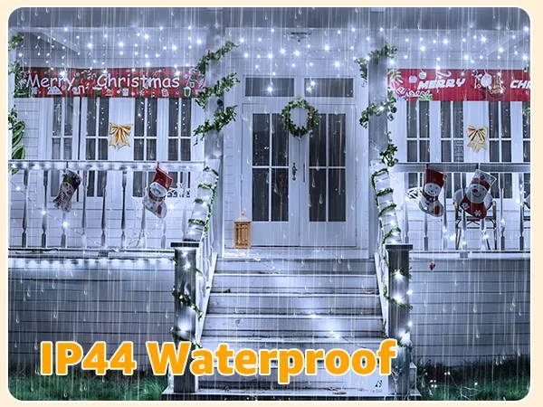 Features of Ollny's 720 leds cool white icicle lights