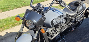 2021 INDIAN SCOUT BOBBER TWENTY ABS motorcycle for rent near Ashburn, VA