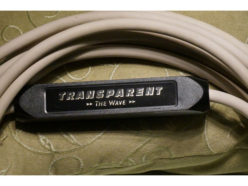 TRANSPARENT AUDIO THE WAVE SPEAKER CABLE PAIR  (25 FT. lenght)