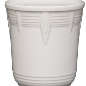 Fiesta 7 Inch Chevron Utensil Crock white