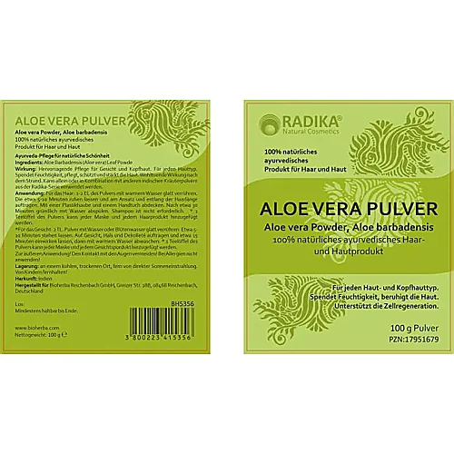 Aloe Vera Pulver Aloe Barbadensis 100 g