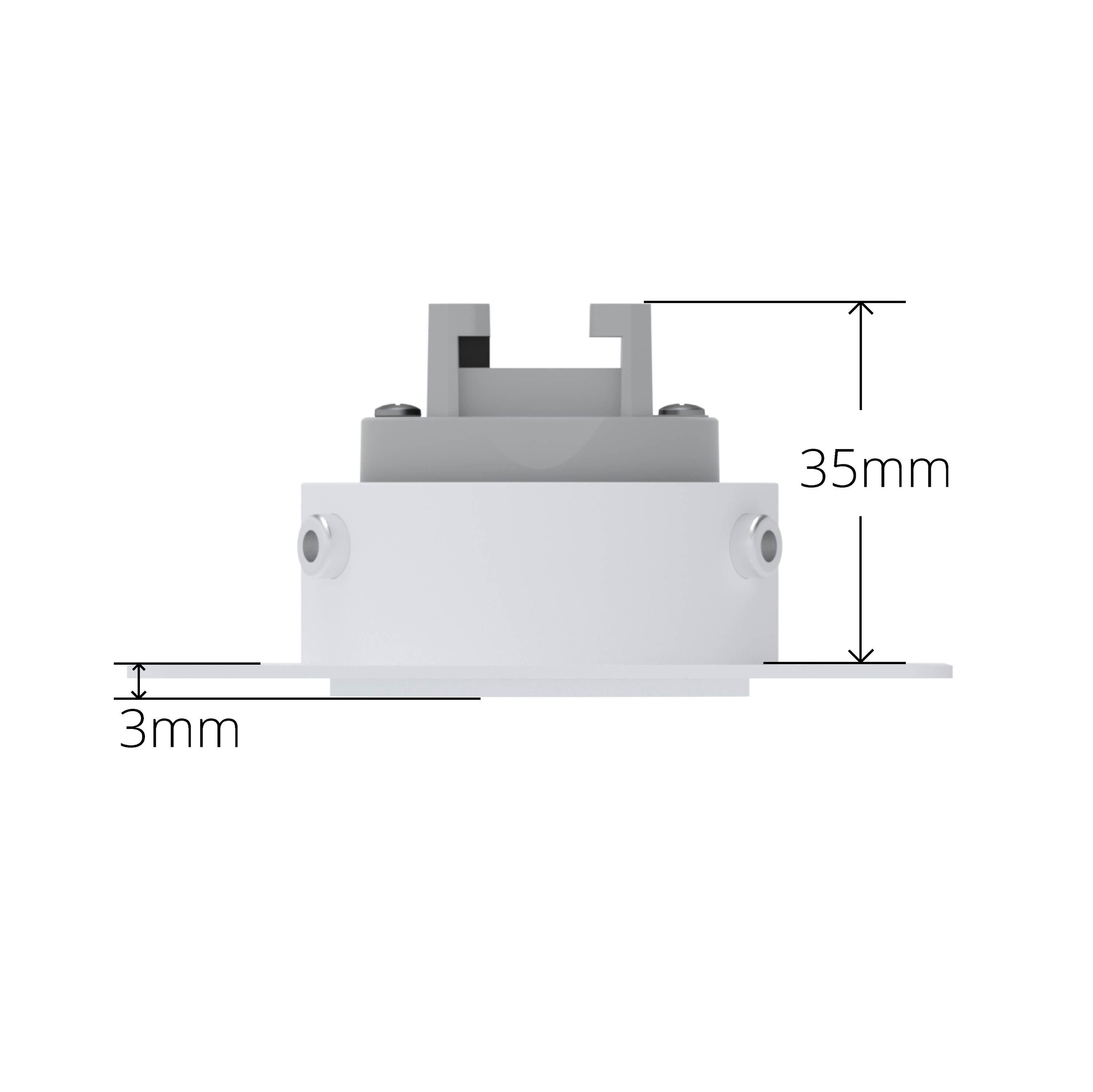 Black Faradite Motion Sensor 360 Volt Free dry contact terminals