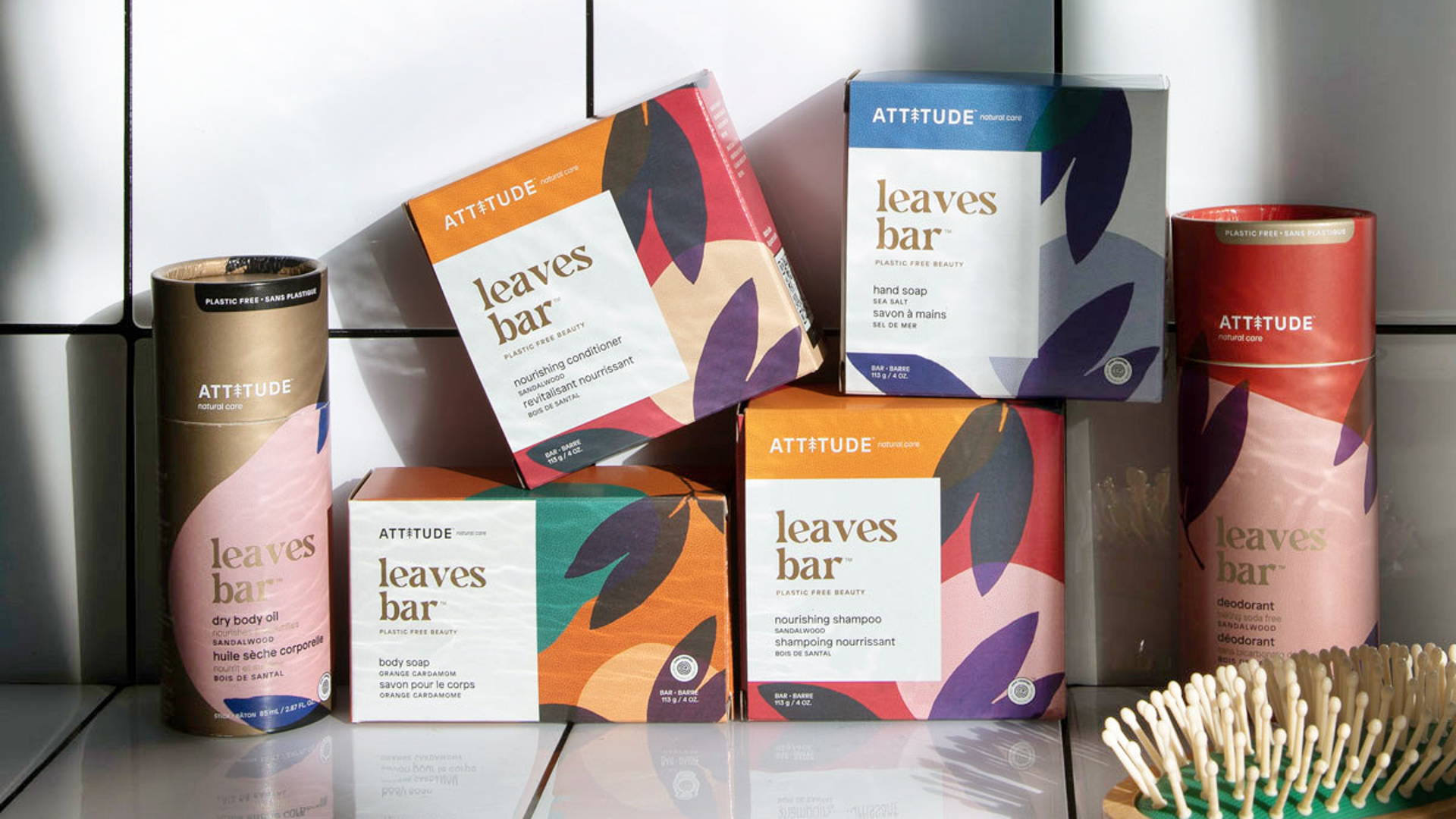 Featured image for Attitude Announces Plastic-Free Personal Care Collection Leaves Bars