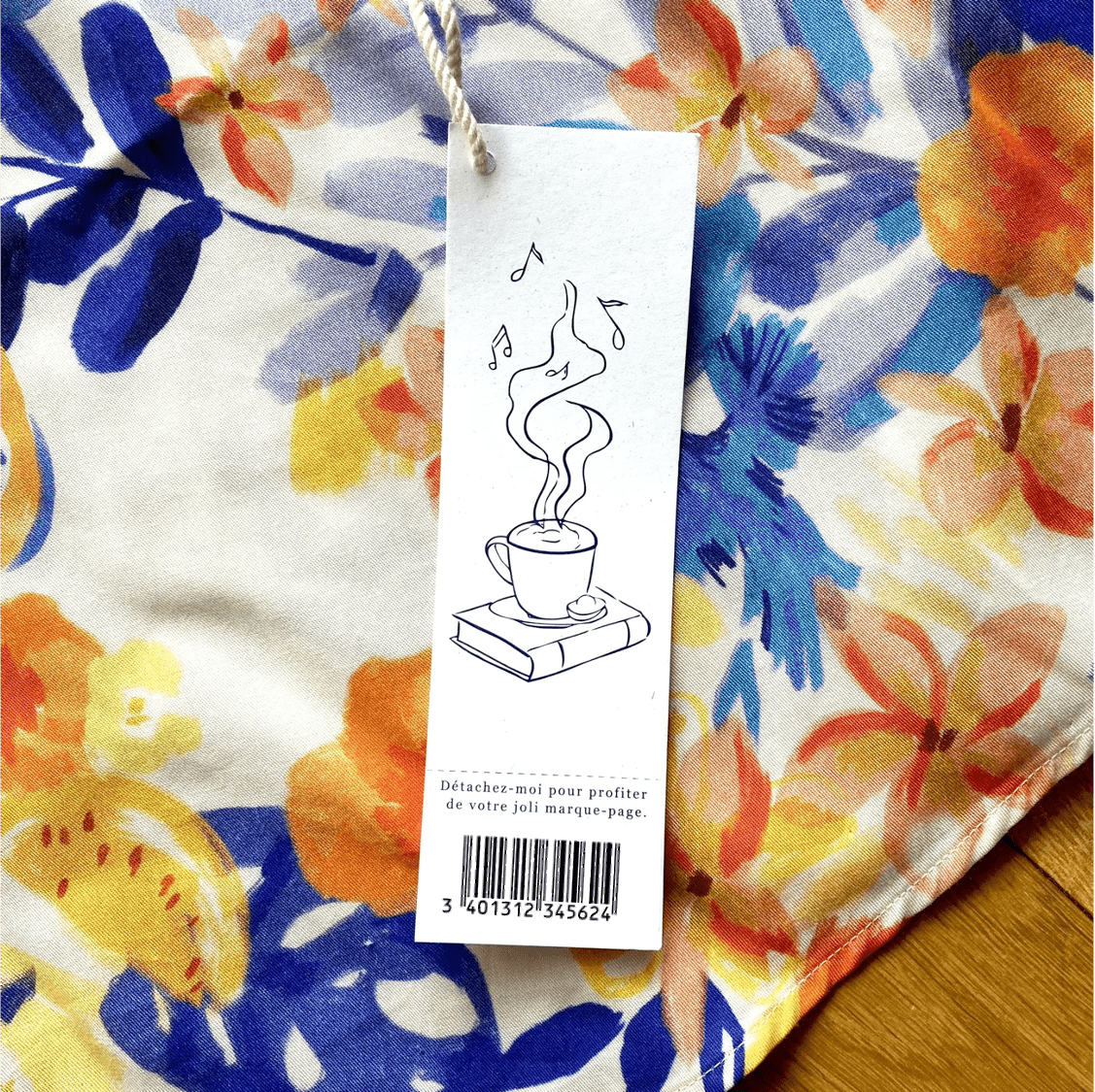 Nêge Paris - Pyjama Encore un Soir chemise pantalon bleu et rouge en tencel lyocell