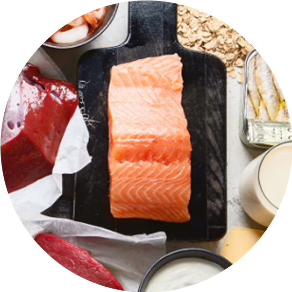 Salmon, dairy, and grains – top sources of Vitamin B12 for focus in the best vitamin B complex Singapore.