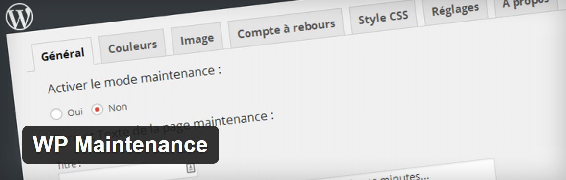 WP Maintenance - технический перерыв на сайте WordPress