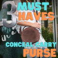 three must haves in a concealed carry purse