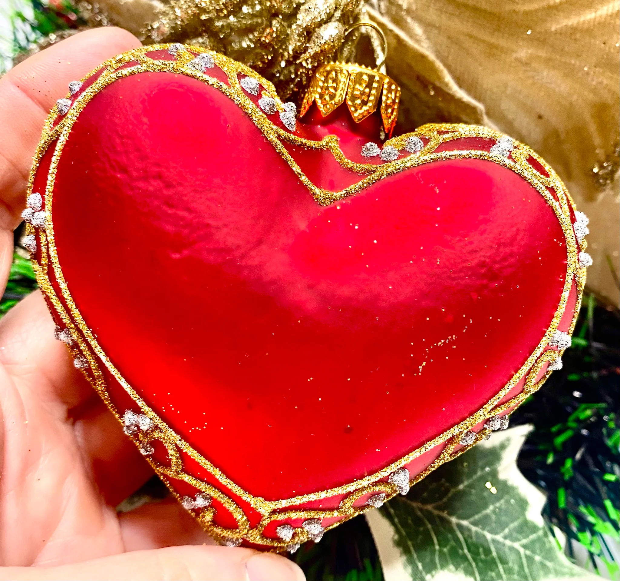Heart Tree Red Bauble - Image 6