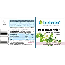 Bacopa Monnieri Tropfen, Tinktur 50 ml