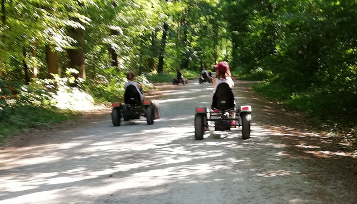 gokart spaß gokart fahren im wald ap