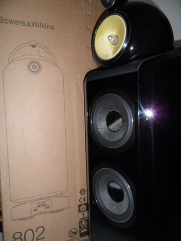 Bowers & Wilkins 802 Diamond in the piano black like new