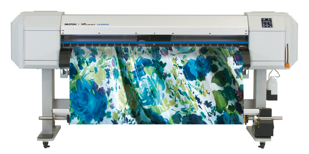Mutoh ValueJet 1638WX 64" LArge Format Dye Sublimation Printer