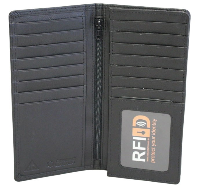 RFID Security Lined Leather Wallet Style 11027 - Image 7