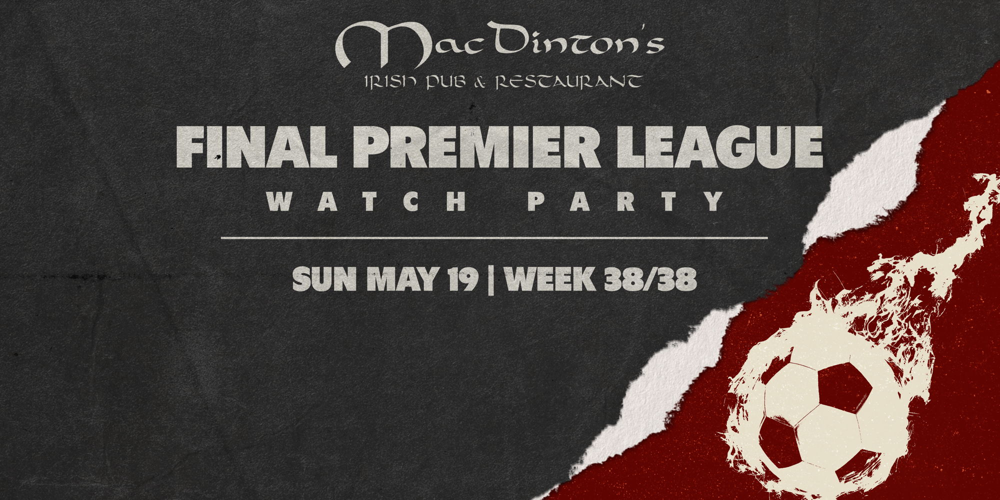 Final Premier League Watch Party!  promotional image
