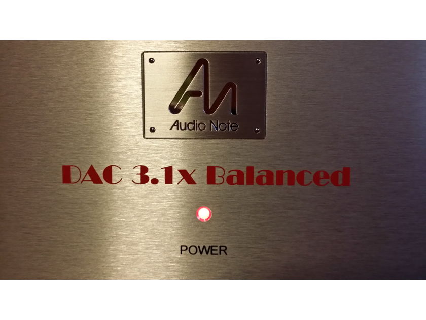 Audio Note DAC 3.1x/II Balanced - Very low hours OMG - it's that good and a great price!