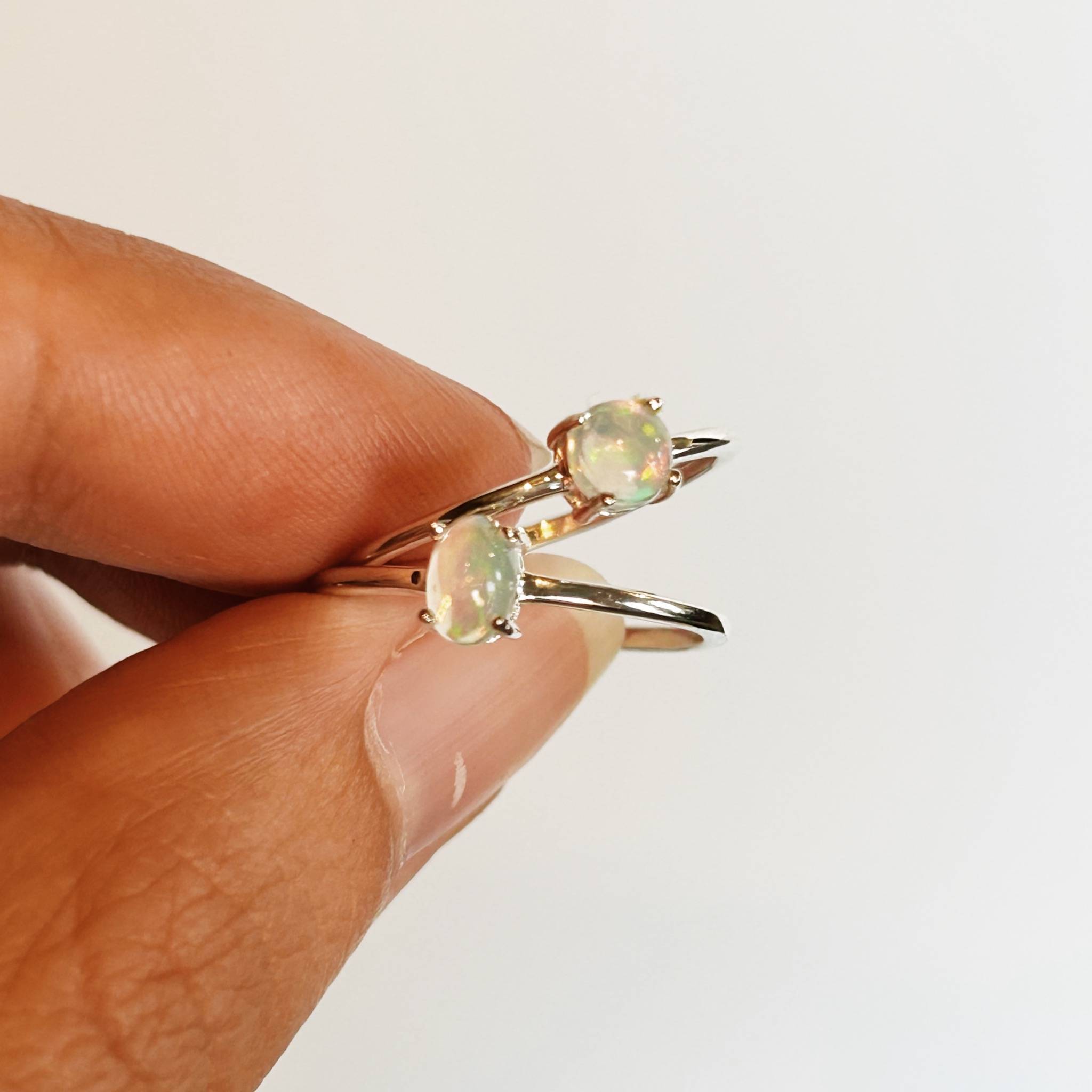Ethiopian Opal Rings for Libra Zodiac Signs