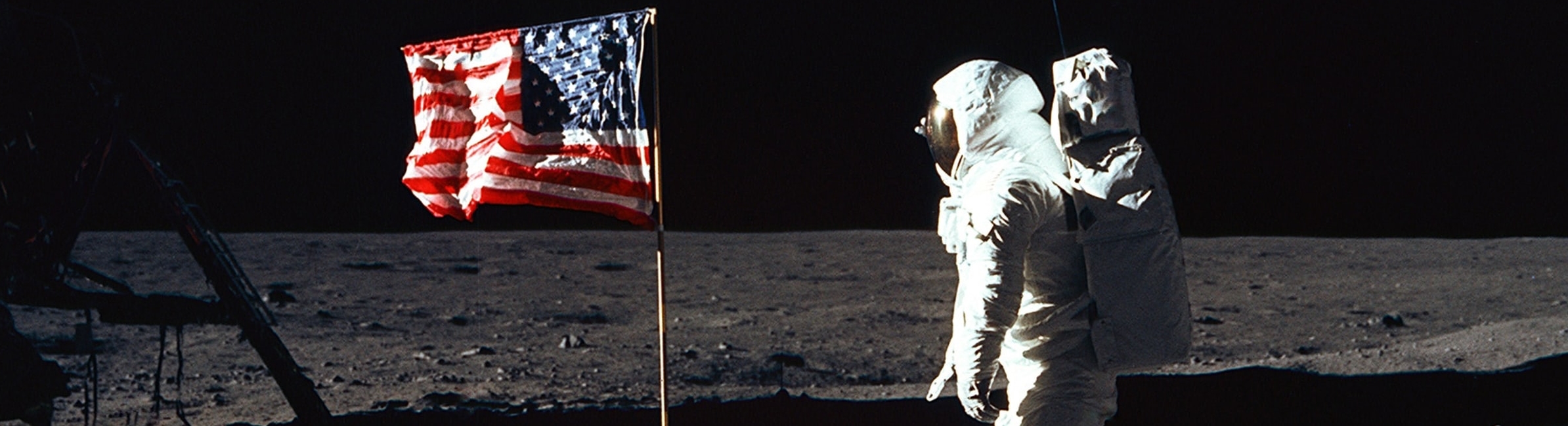 buzz aldrin on moon