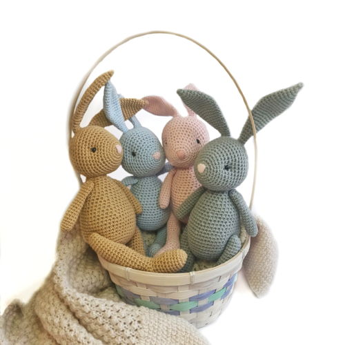 Padrão de crochê BUNNY PDF - Crochet Lovey Pattern Bunny Rabbit Toy Amigurumi Bunny Crochet Rabbit Amigurumi Doll Rabbit Pattern