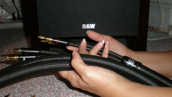 8.5 ft Speaker Cables (BIG, THICk Cables!) Will Conside...