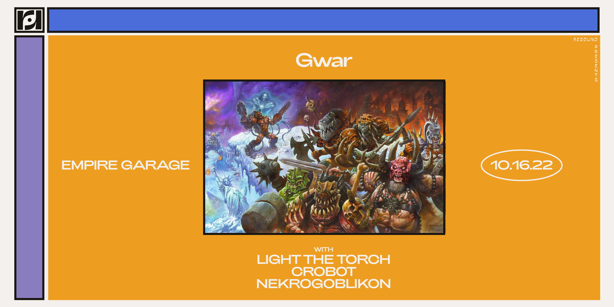  Gwar w/ Light The Torch, Crobot, Nekrogoblikon at Empire Garage - 10/16 promotional image