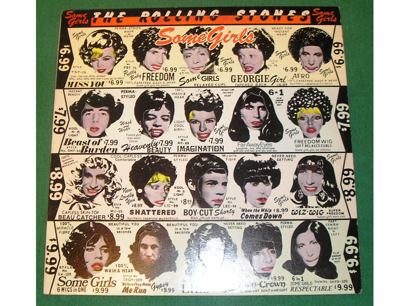 ROLLING STONES - SOME GIRLS -  - BANNED JACKET - US 1st PRESS ***NM 9/10***