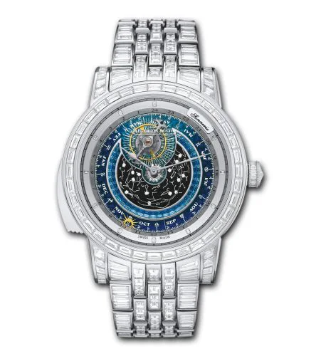 Master Grande Tradition Grande Complication White Gold Diamond Aventurine Bracelet