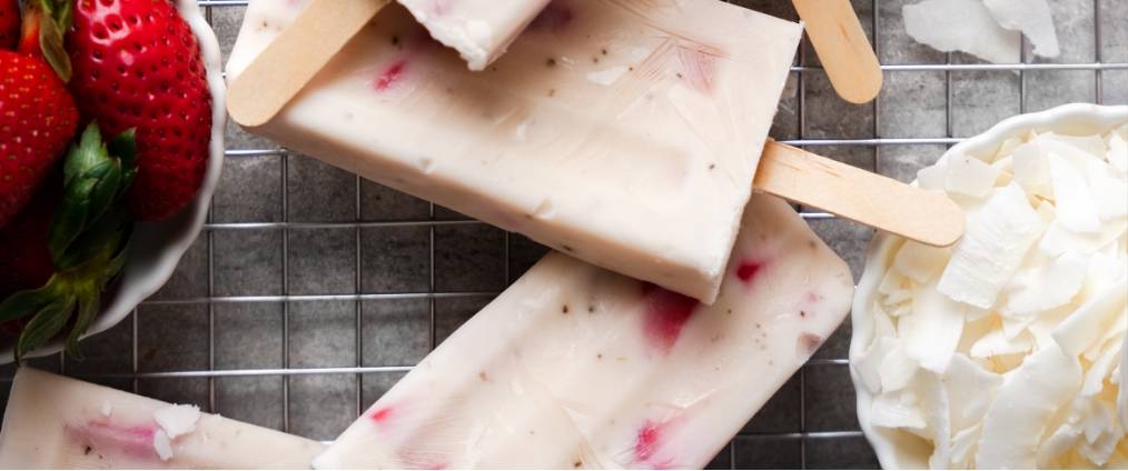 Pina Colada Popsicles - Tropical Ginger SuperShot