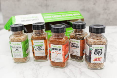 freshjax Organic Hot and Spicy seasoning variety pack