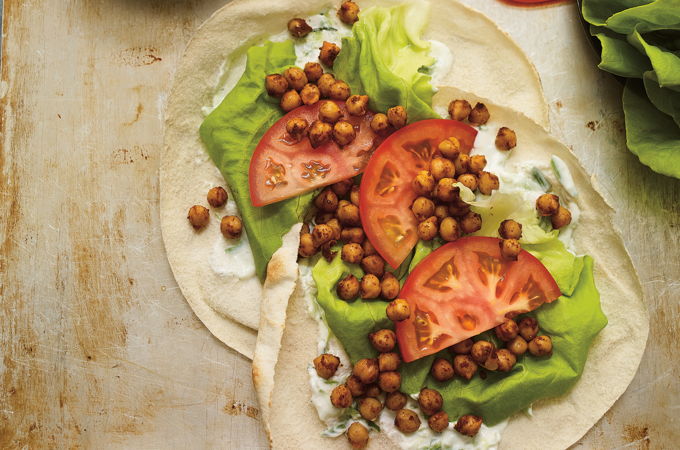 Chickpea Pita Sandwiches