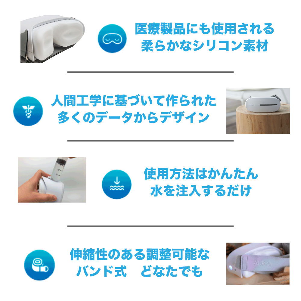 医療製品にも使用される柔らかなシリコン素材