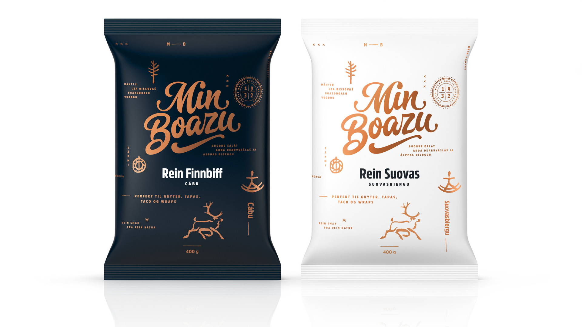 Featured image for Reindeer Meat Never Looked So Good - Check Out This Packaging for Min Boazu