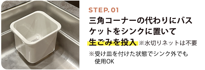 三角コーナー