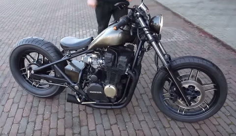 Honda Nighthawk Bobber side view