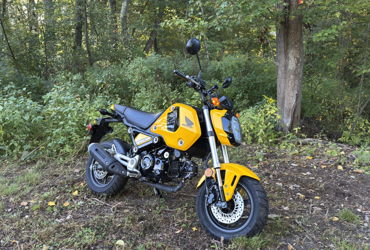 2022 HONDA GROM 125 motorcycle for rent near Ayer, MA