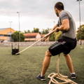 Athlete training - Sled pull