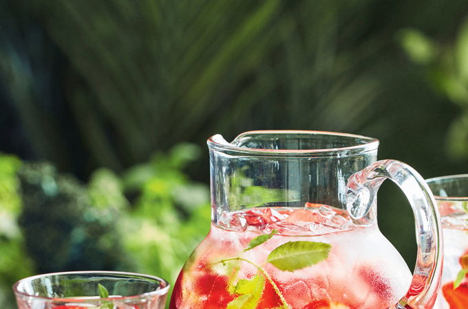 Strawberry and Verbena Water