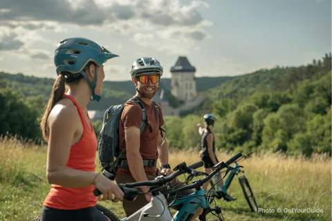 E-Bike Full-Day Trip From Prague:The Mighty Karlstejn Castle