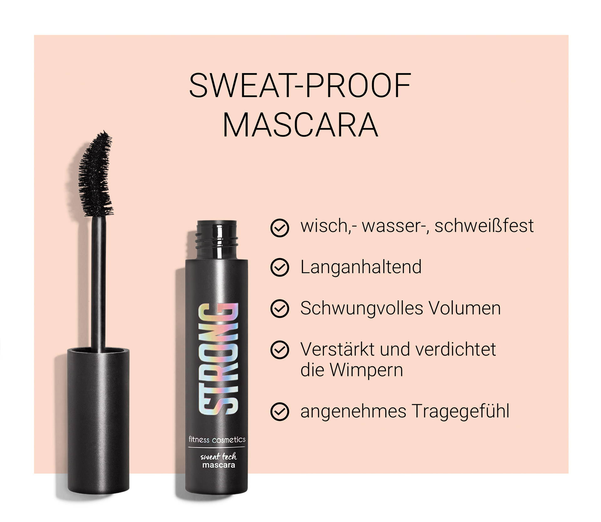 Mascara mit Beschreibung