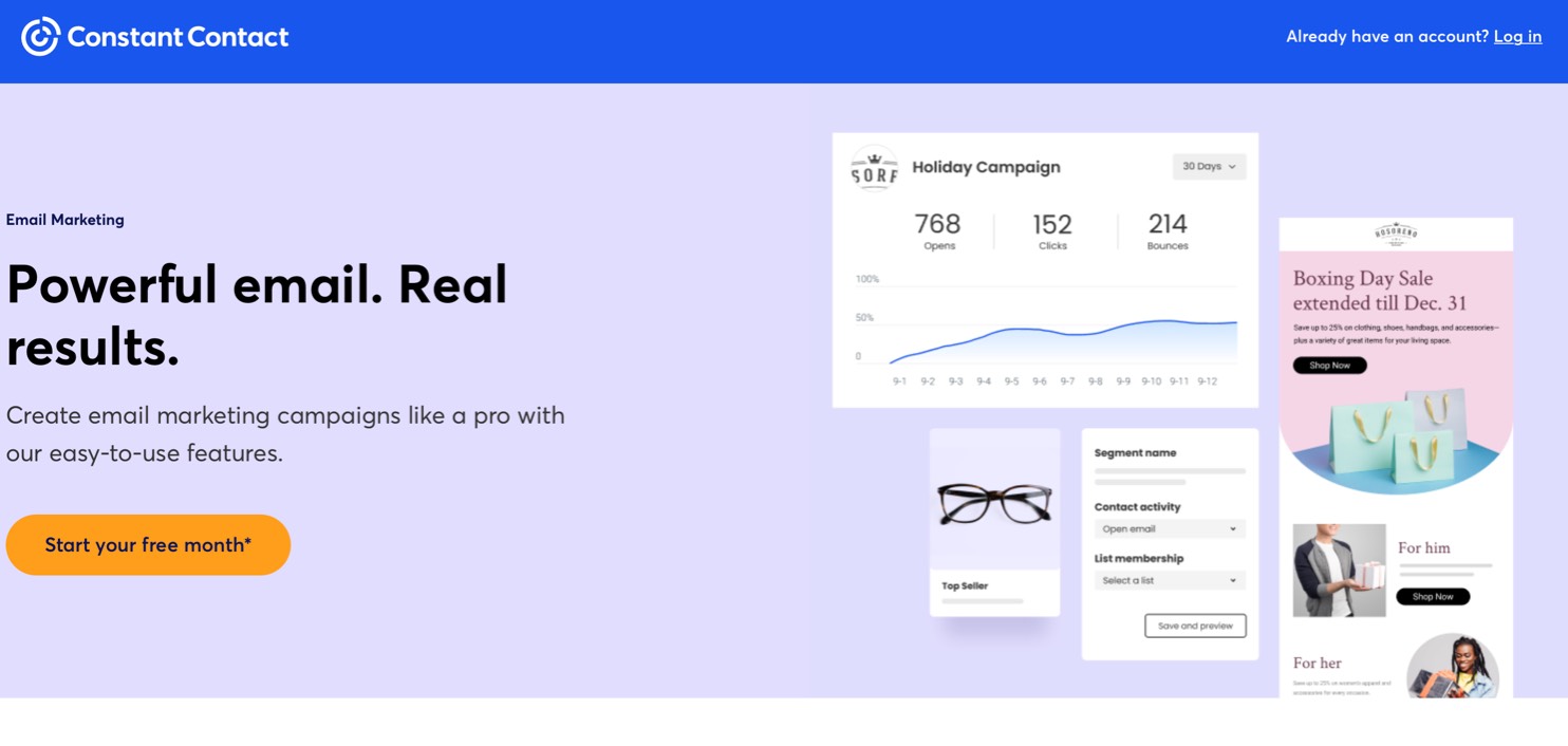 Constant Contact product / service