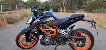 2021 KTM 390 DUKE motorcycle for rent near San Diego, CA