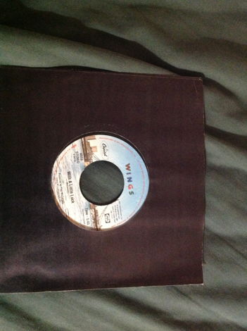 Wings - With A Little Luck 45 NM Capitol Label