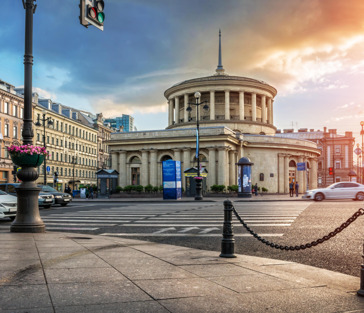 Санкт-Петербург: пешком и на метро