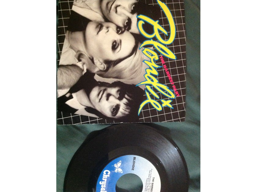 Blondie - The Hardest Part Chrysalis Records 45 With Sleeve
