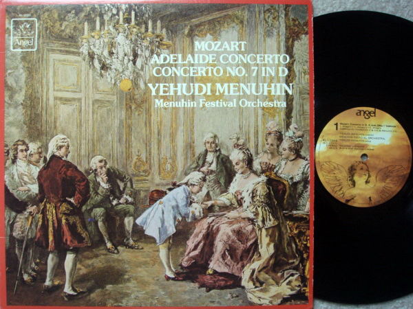 EMI Angel / MENUHIN, - Mozart Violin Concerto No.7 Adel...