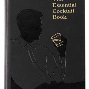 The Essential Cocktail Book Leather Hardcover Book