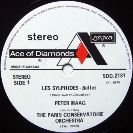 DECCA SDD / PETER MAAG, - Chopin Les Sylphides, NM!
