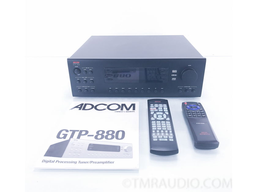 Adcom  GTP-880 7.1 Channel Preamplifier / Processor w/ AM/FM Tuner (2977)