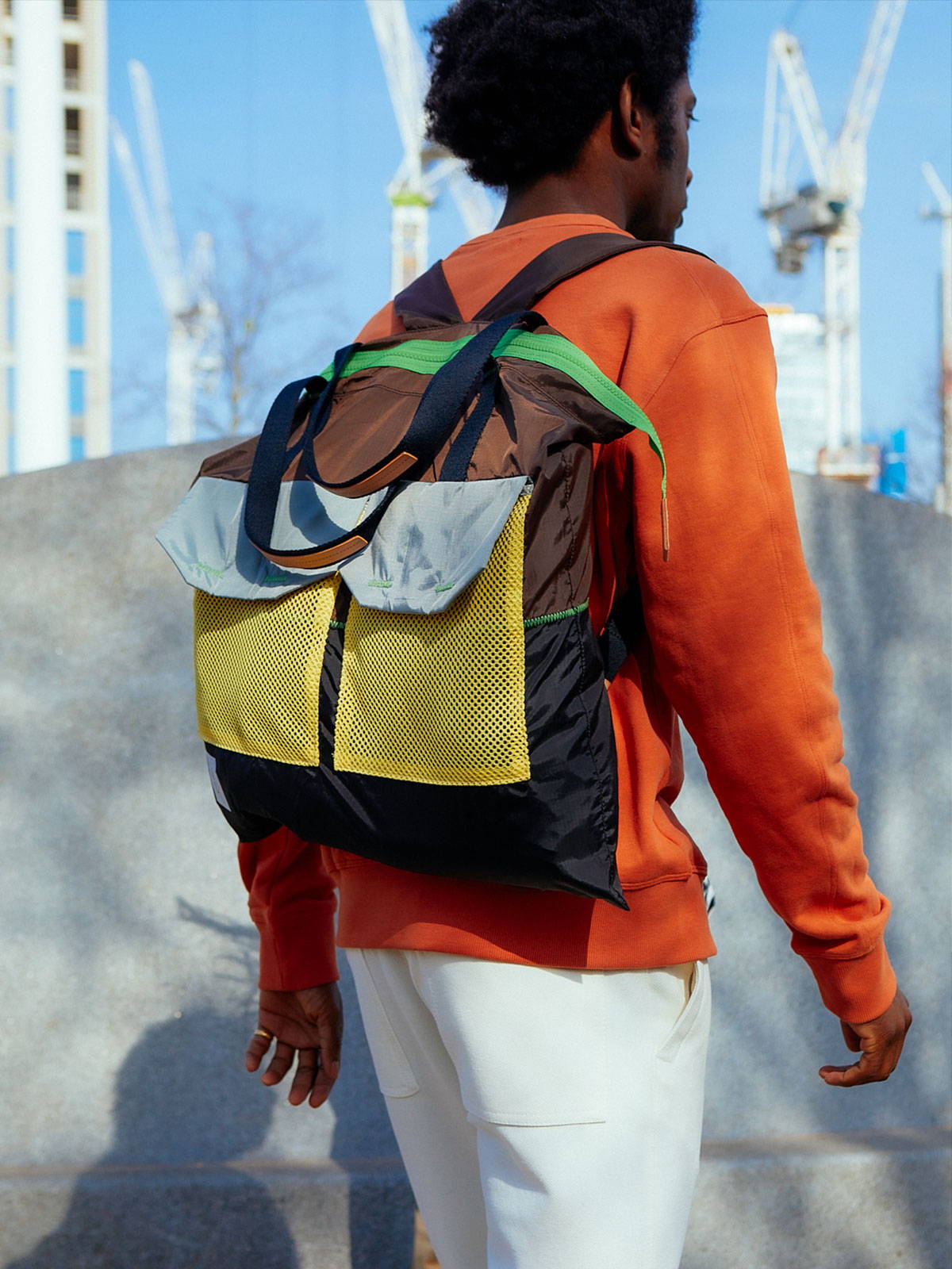 Ally Capellino SS22 Campaign Hank Packable Backpack