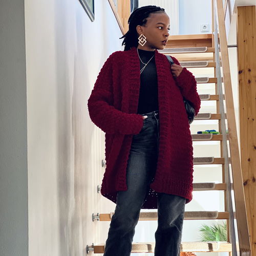 Crochet Easy Suzette Stitch Cardigan  Written Pattern