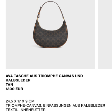 CELINE Ava Handtasche 